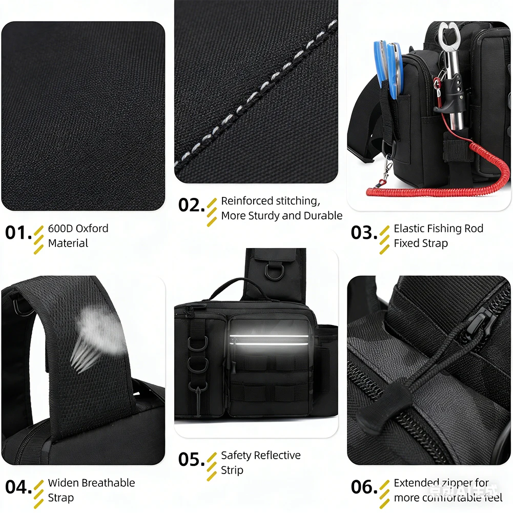 Fishing Backpack with Rod Hold - đánh giá và giá Fishing Backpack