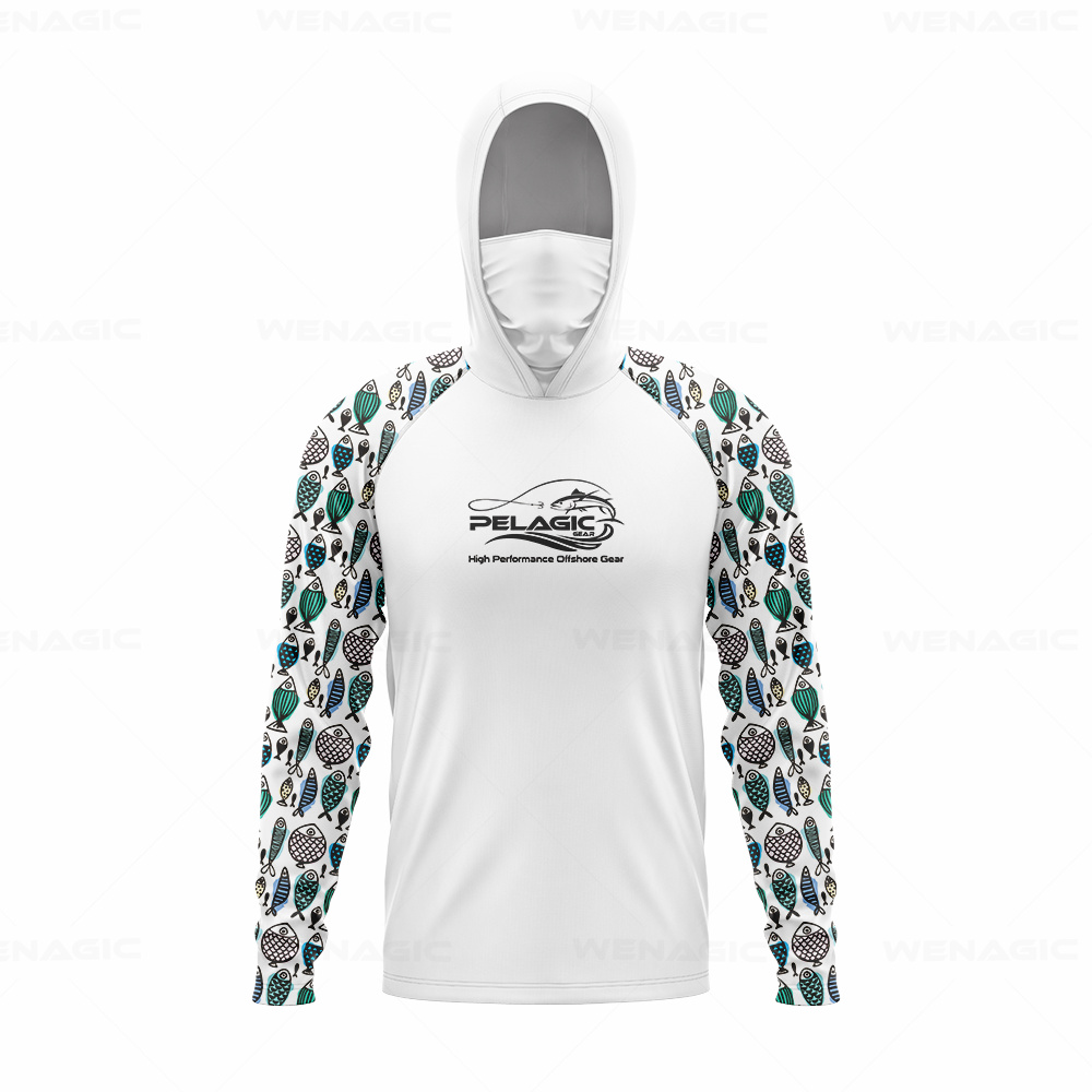 pelagic gear Men Hood Fishing  - đánh giá và giá Fishing Shirt Uv Protection
