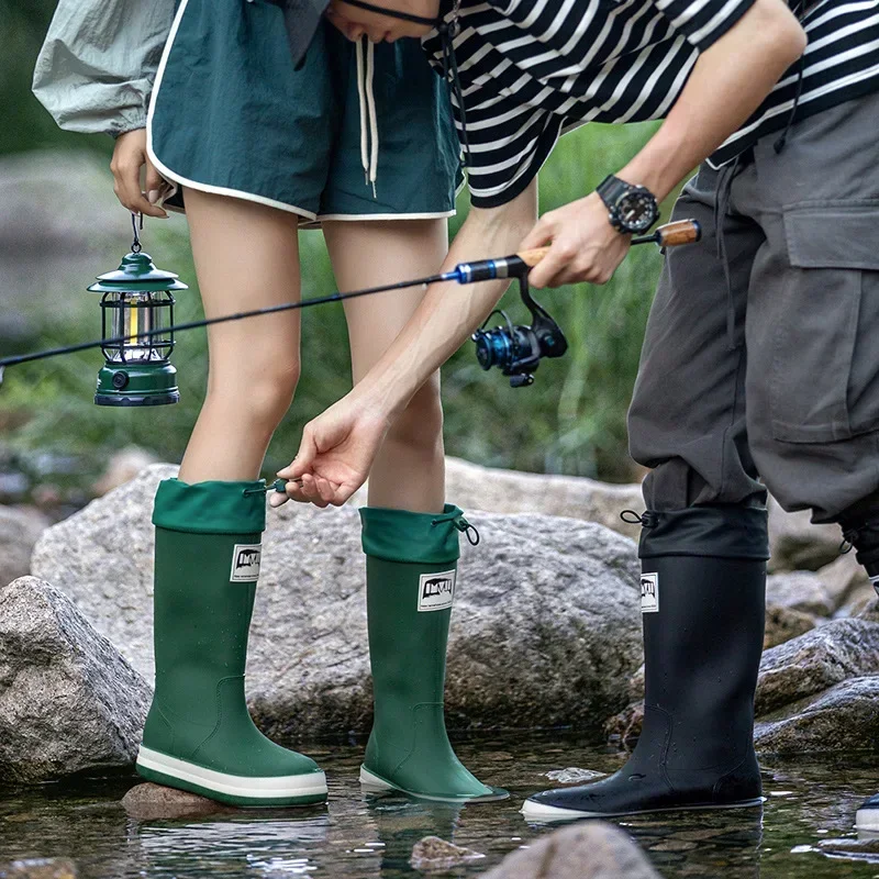 Couples High Top Rain Shoes An - đánh giá và giá Fishing Boots