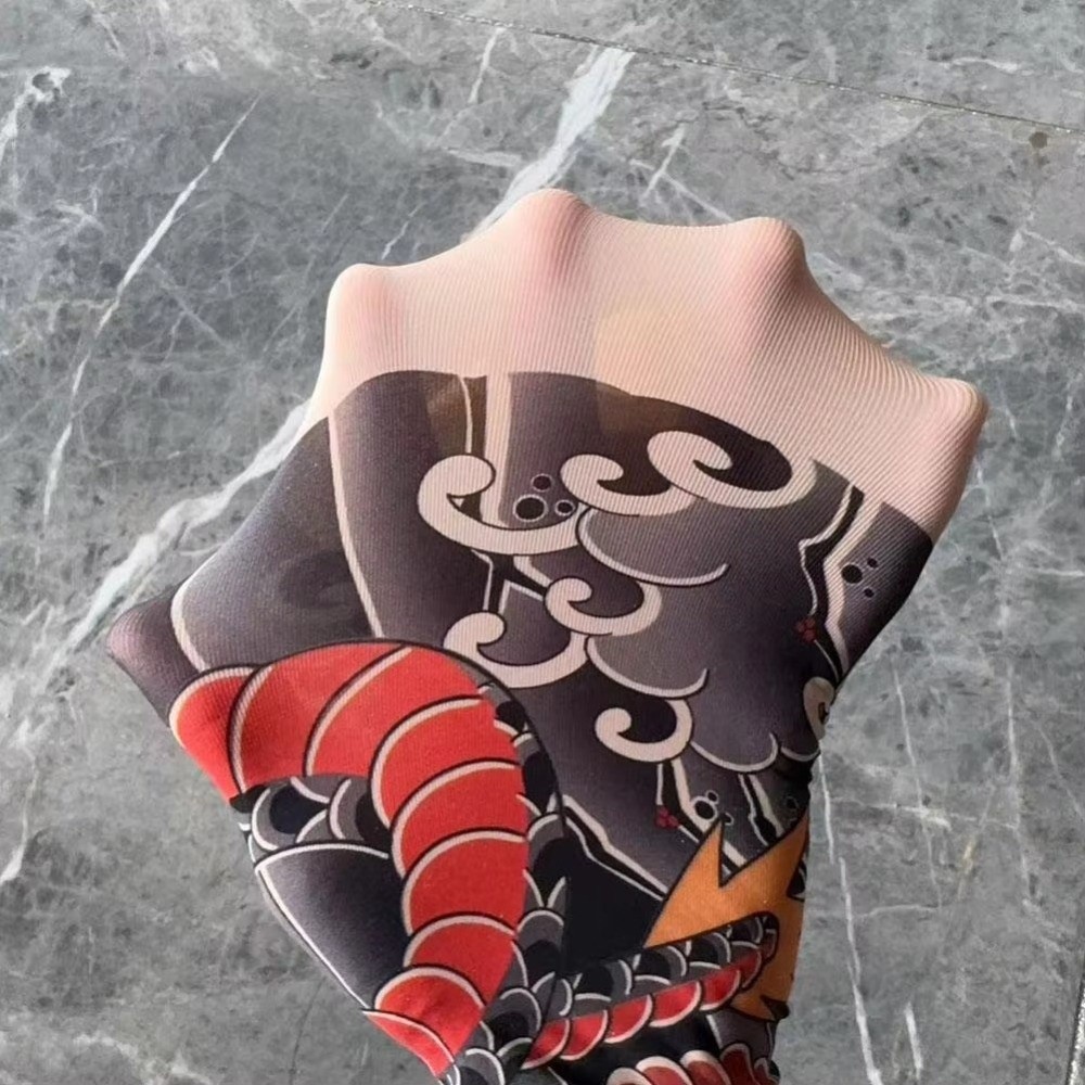 Full Leg Fake Tattoo Socks Pri - đánh giá và giá Fishing Socks