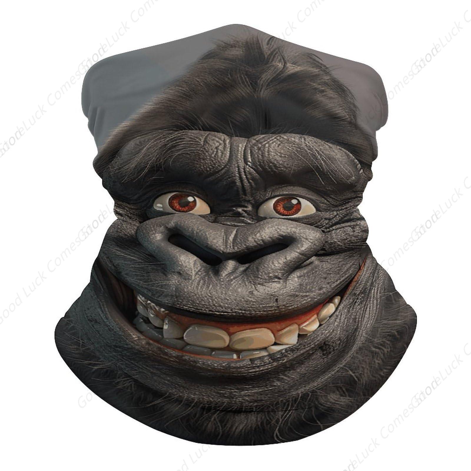Smiling Gorilla Photo Bandana  - đánh giá và giá Fishing Mask Sun Protection