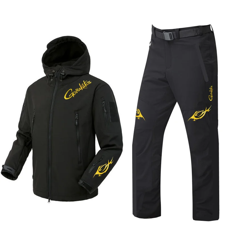 New Autumn and Winter Fleece F - đánh giá và giá Fishing Rain Suit