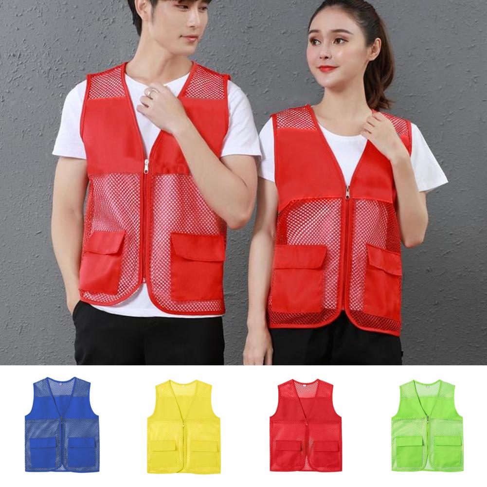 Fishing Vest Hollow Out Zipper - đánh giá và giá Fishing Vest