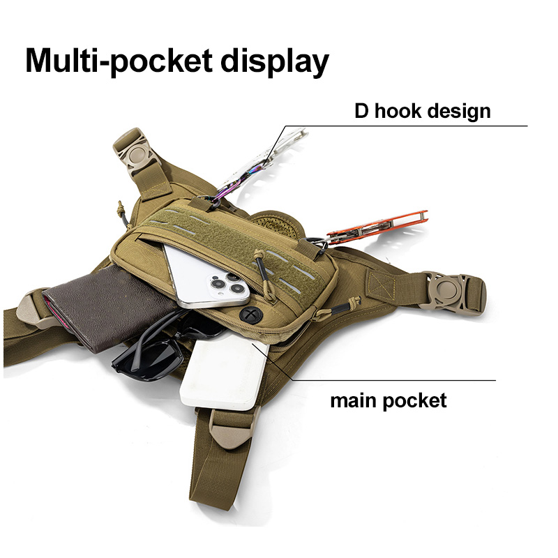 Tactical Front Chest Rig Bag V - đánh giá và giá Fishing Vest