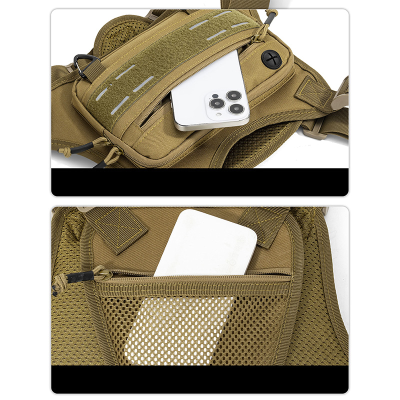 Tactical Front Chest Rig Bag V - đánh giá và giá Fishing Vest