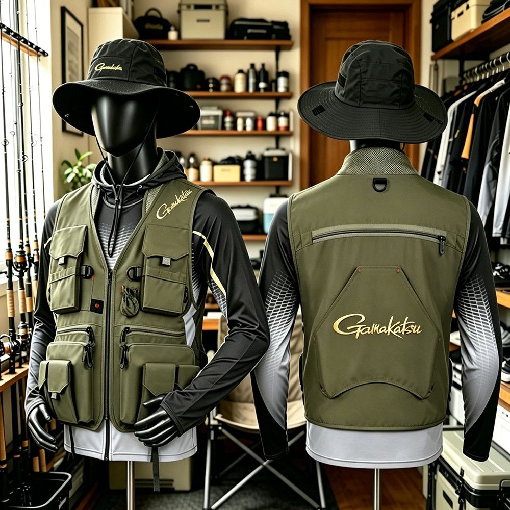 Gamakatsu Men Multi-Pocket Fis - đánh giá và giá Fishing Vest