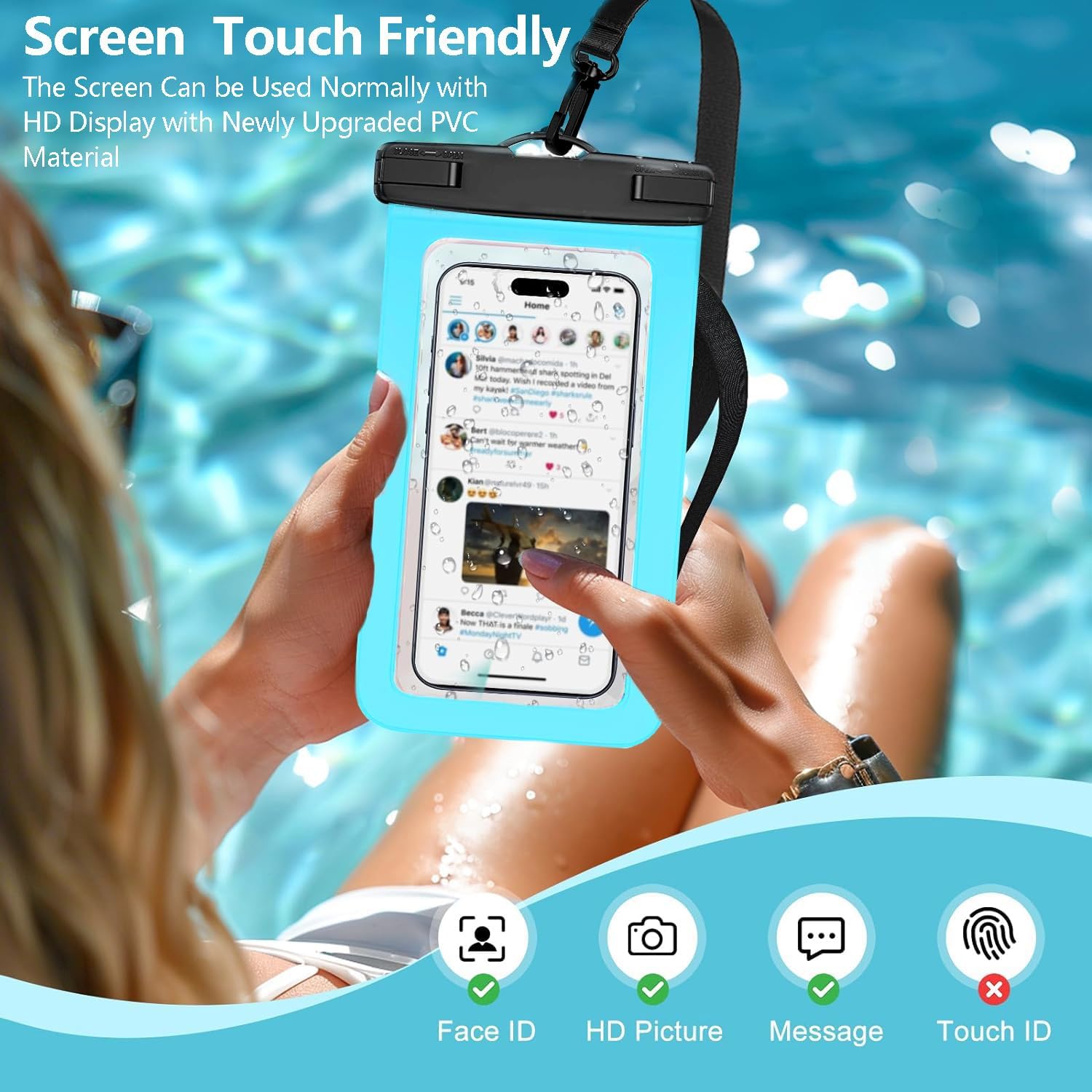 IPX8 Touch Screen Waterproof P - đánh giá và giá Fishing Bag Waterproof