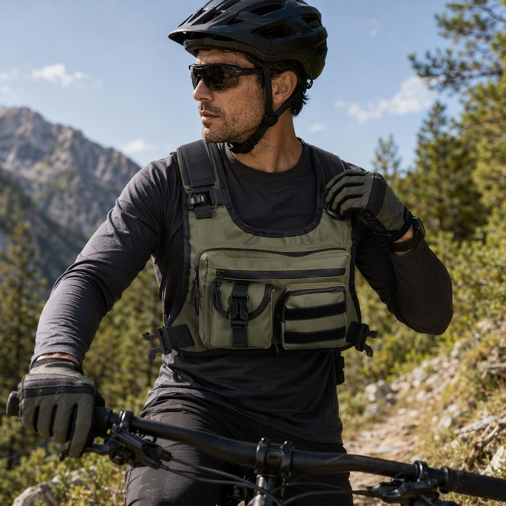 Multi Pocket Outdoor Tactical  - đánh giá và giá Fishing Vest