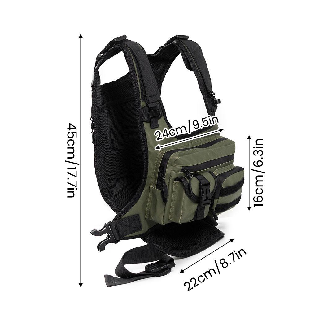 Multi Pocket Outdoor Tactical  - đánh giá và giá Fishing Vest