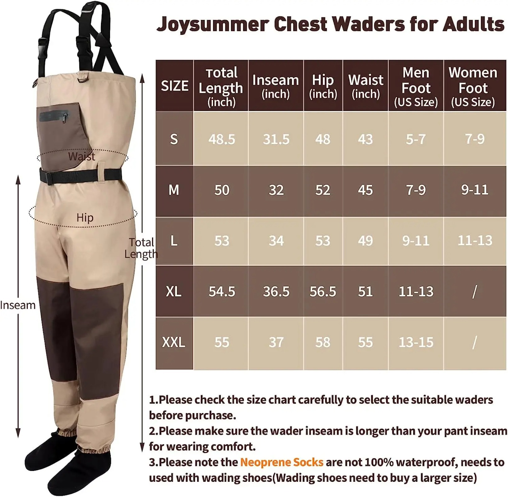 Goture 3‑Layer Breathable Wate - đánh giá và giá Fishing Waders