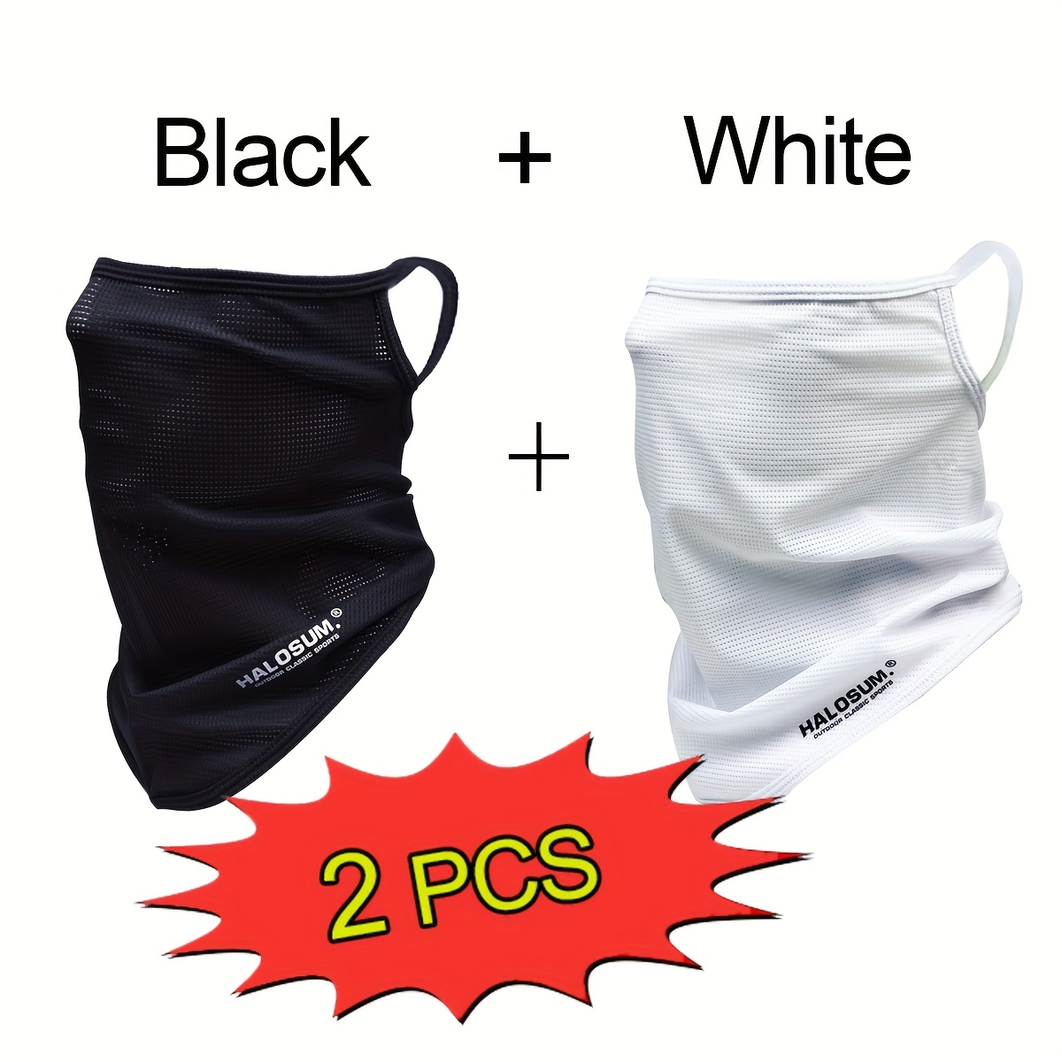1/2Pcs Ice Silk Face Mask Brea - đánh giá và giá Fishing Mask Sun Protection