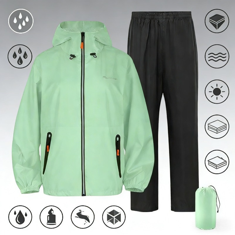 Men Women Waterproof Rain Suit - đánh giá và giá Fishing Rain Suit