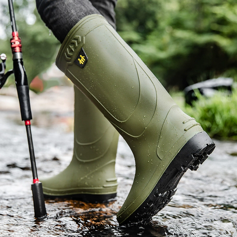 Men's Rain Boots Work Boots Sl - đánh giá và giá Fishing Boots