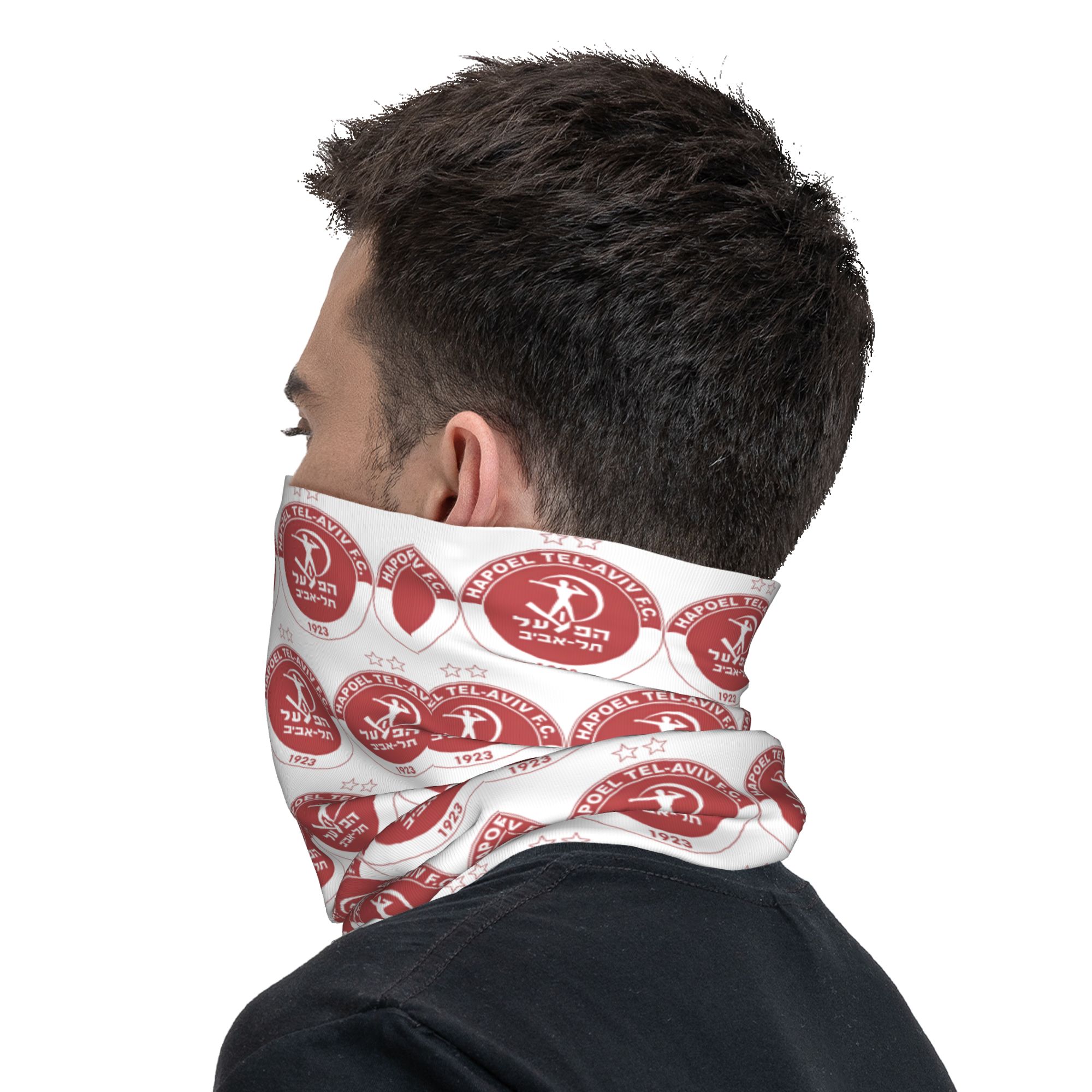 Hapoel Tel Aviv Bandana  Funny - đánh giá và giá Fishing Mask Sun Protection